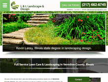 Tablet Screenshot of landscapingdanville.com